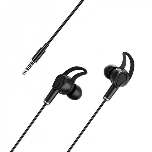 WiWU Earbuds 309 Jack Wired 3.5 Connector - Black