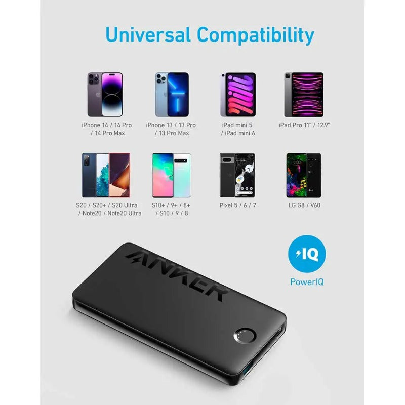 Anker 10000 MAH, 12W 1C1A 323 Power Bank - Black