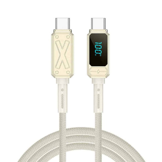 Wiwu Wi-C038 Titan 100W Type-C to Type-C Fast Charging Cable 1.2m - Titanium Alloy