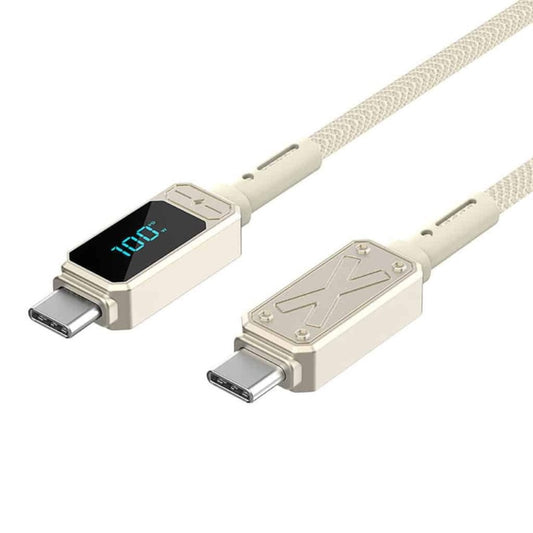 Wiwu Wi-C038 Titan 100W Type-C to Type-C Fast Charging Cable 1.2m - Titanium Alloy