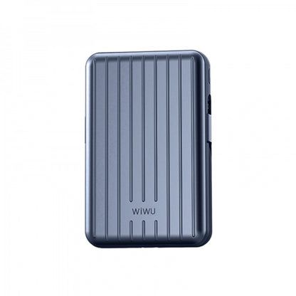 WiWU Trunk Series Magnetic Wireless Charging 10000mAh Power Bank - Blue