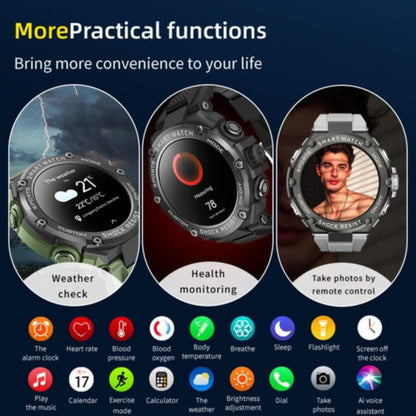 TELUX Powerfit Smart Calling Watch With 1.53 Inch FHD Display - Black