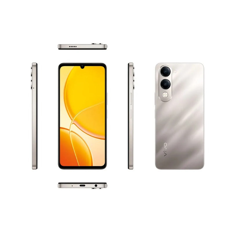 Vivo Y29s 5G, 6GB RAM, 128GB Storage, Color - Gold