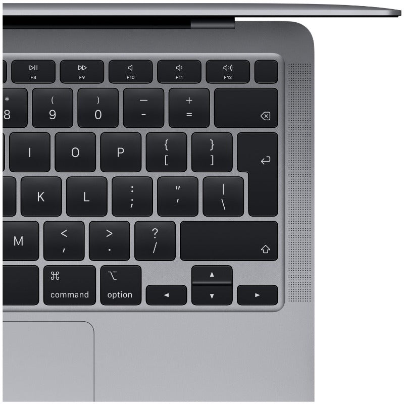 Apple MacBook Air 2020 - M1 Chip, 13 inch Retina screen, Intel HD Graphics.