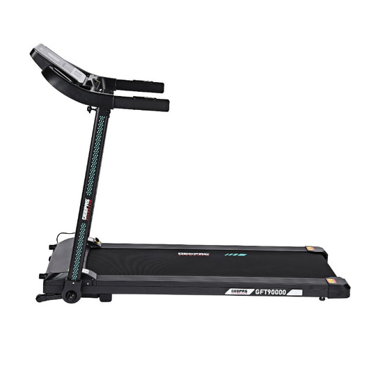 Geepas Foldable Treadmill - GFT90000 with 12 Modes, DC Motor 2.0 HP MAX, Color - Black